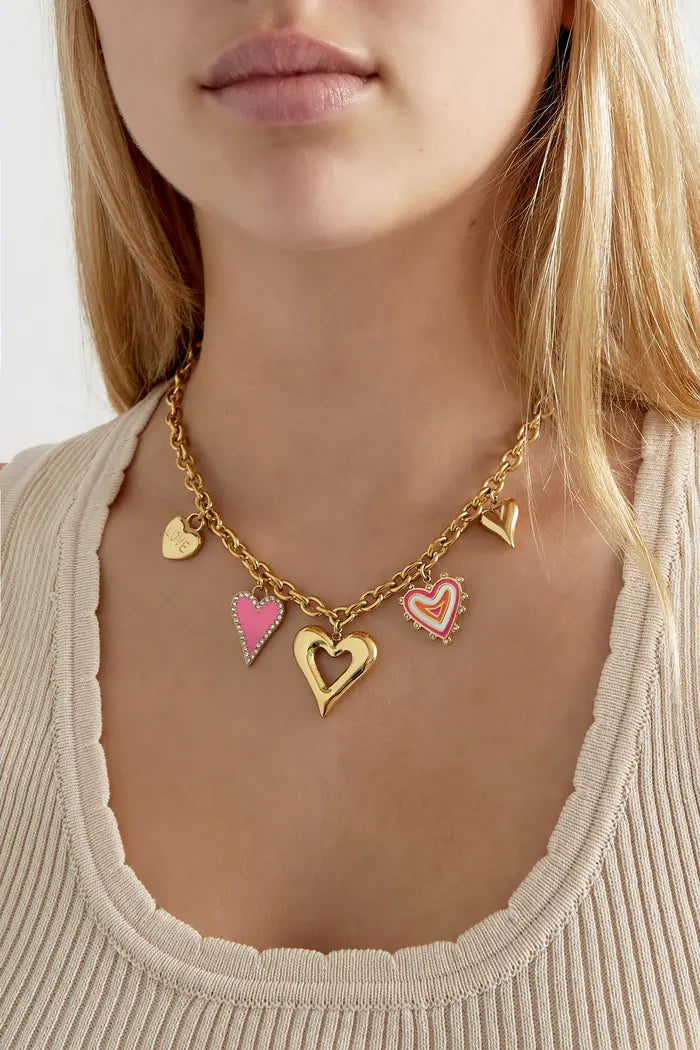 COLLIER CHARMS LOVE TO LOVE