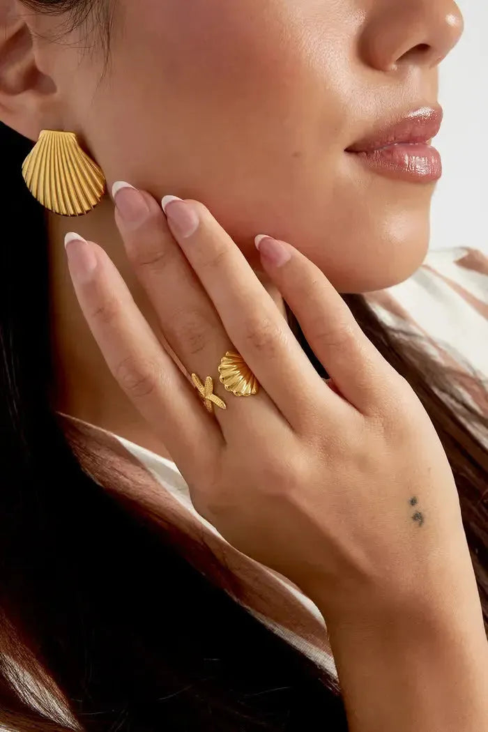 BAGUE COQUILLAGE VIBES, BAGUES, Bracelets, SHANI BEAUTY COLLECTION