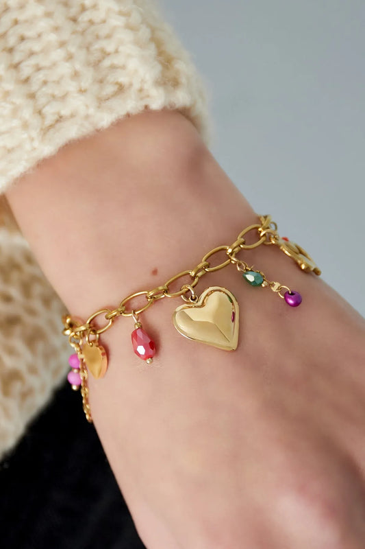 BRACELET A BRELOQUES STATEMENT, BRACELETS, Bracelets, SHANI BEAUTY COLLECTION