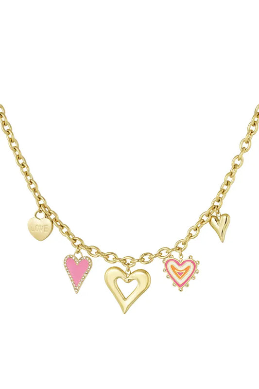 COLLIER CHARMS LOVE TO LOVE