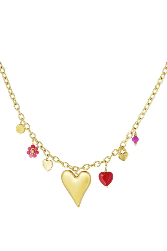 COLLIER CHARM & CHILL - FUCHSIA, COLLIERS, Necklaces, SHANI BEAUTY COLLECTION