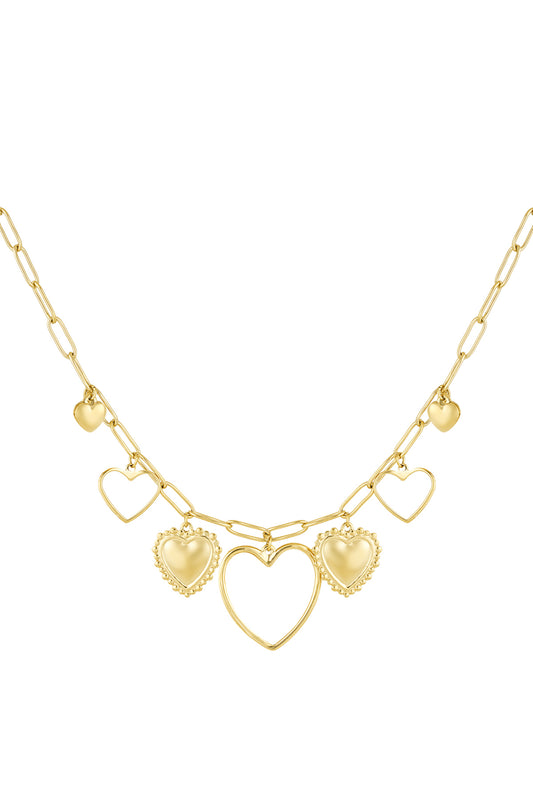 COLLIER COEUR OUVERTS, COLLIERS, Necklaces, SHANI BEAUTY COLLECTION