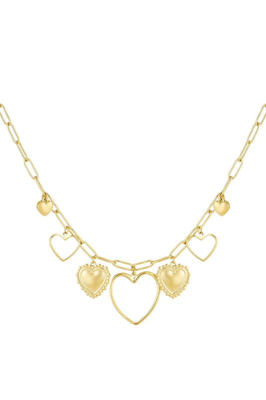 COLLIER COEUR OUVERTS, COLLIERS, Necklaces, SHANI BEAUTY COLLECTION