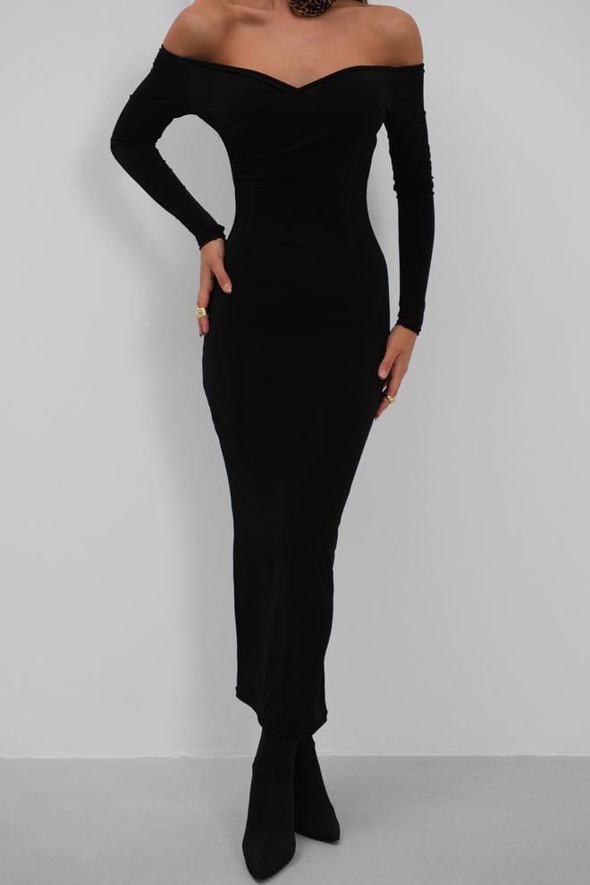 ROBE CRAYON SANDY - NOIR, ROBE, Dresses, SHANI BEAUTY COLLECTION