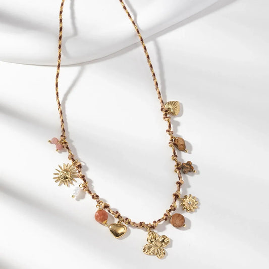 COLLIER BRELOQUES DANA, COLLIER CHARMS, Necklaces, SHANI BEAUTY COLLECTION