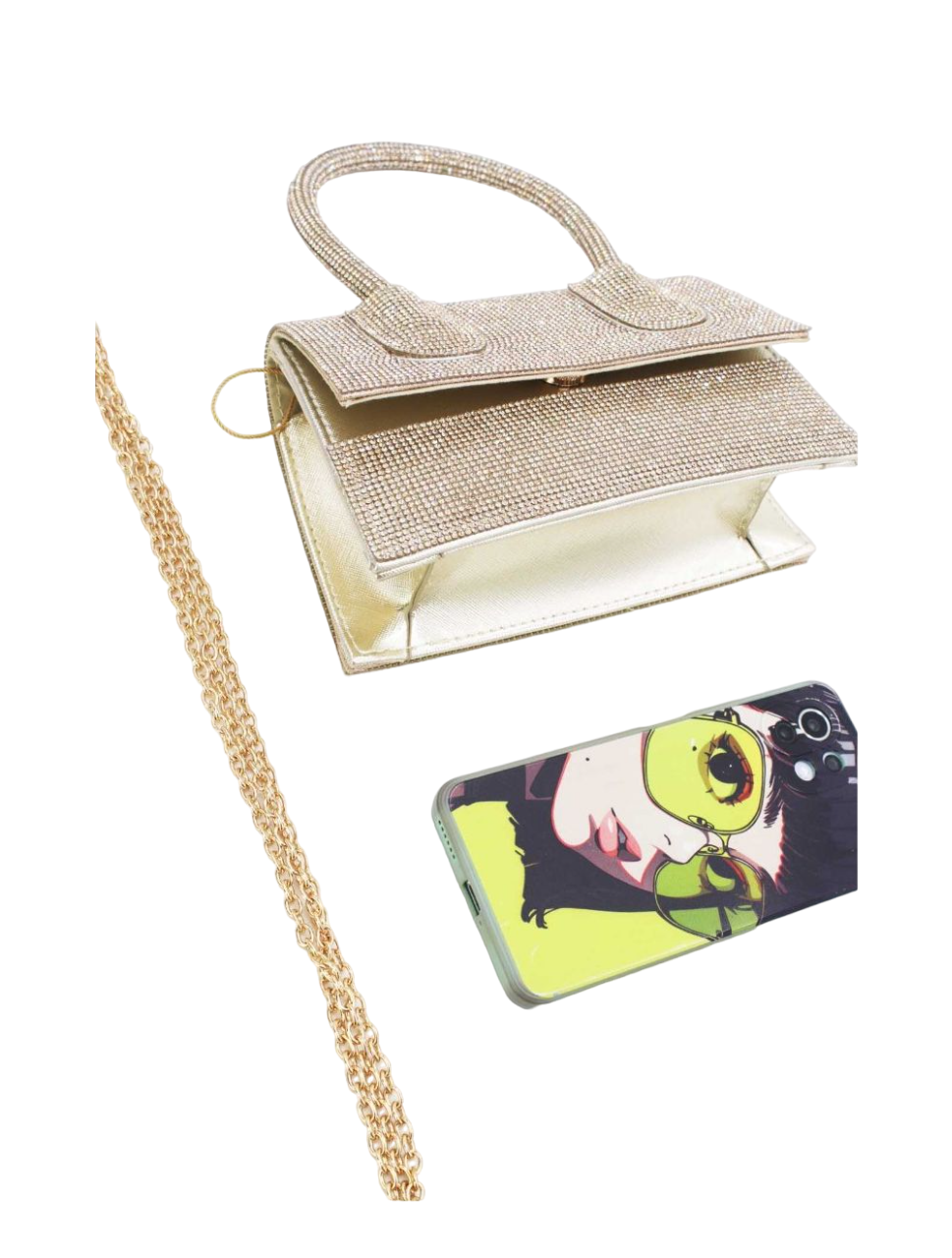 SAC SOIRÉE STRASS CHIC, sacs, Clutch Bags, SHANI BEAUTY COLLECTION