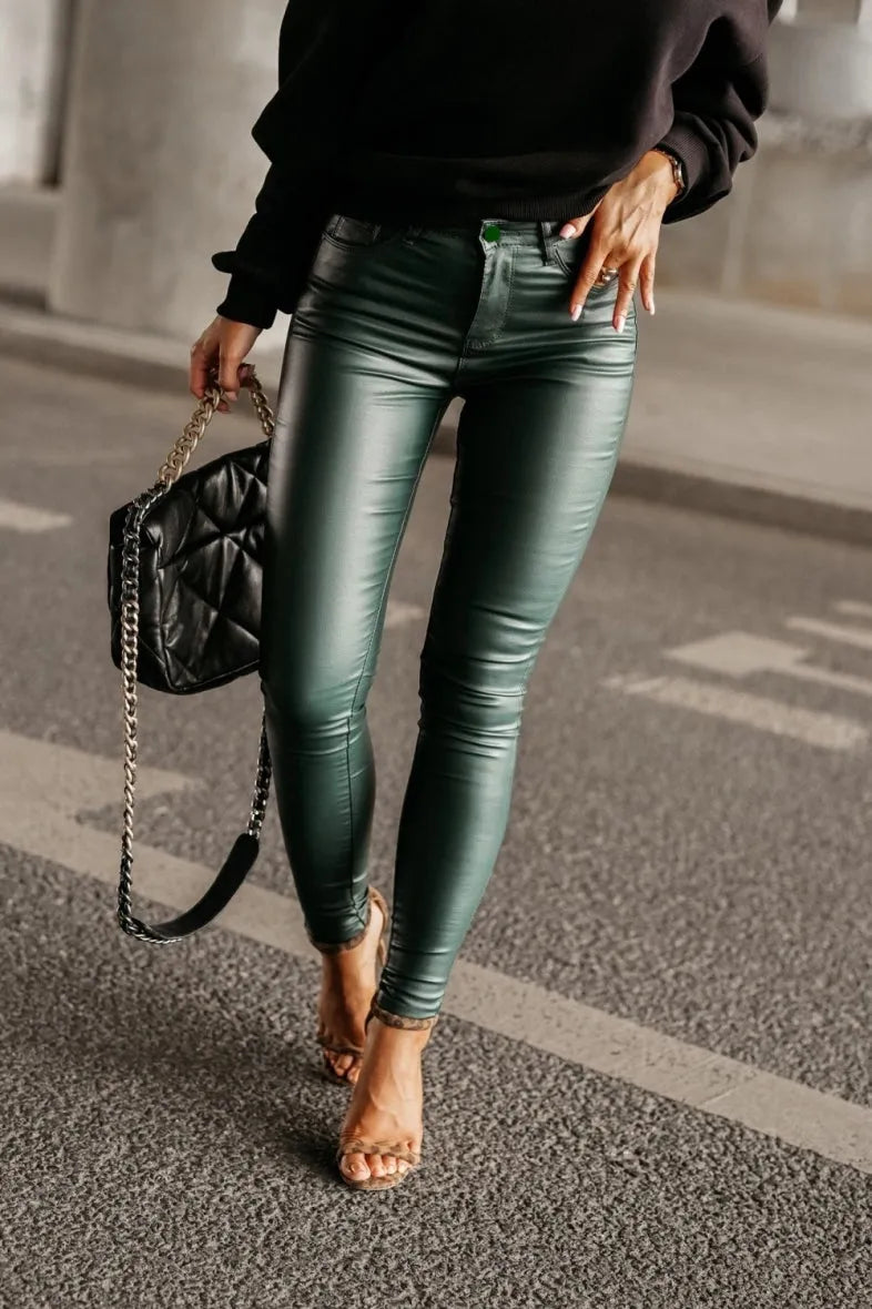 PANTALON SIMILICUIR, PANTALON, Pants, SHANI BEAUTY COLLECTION