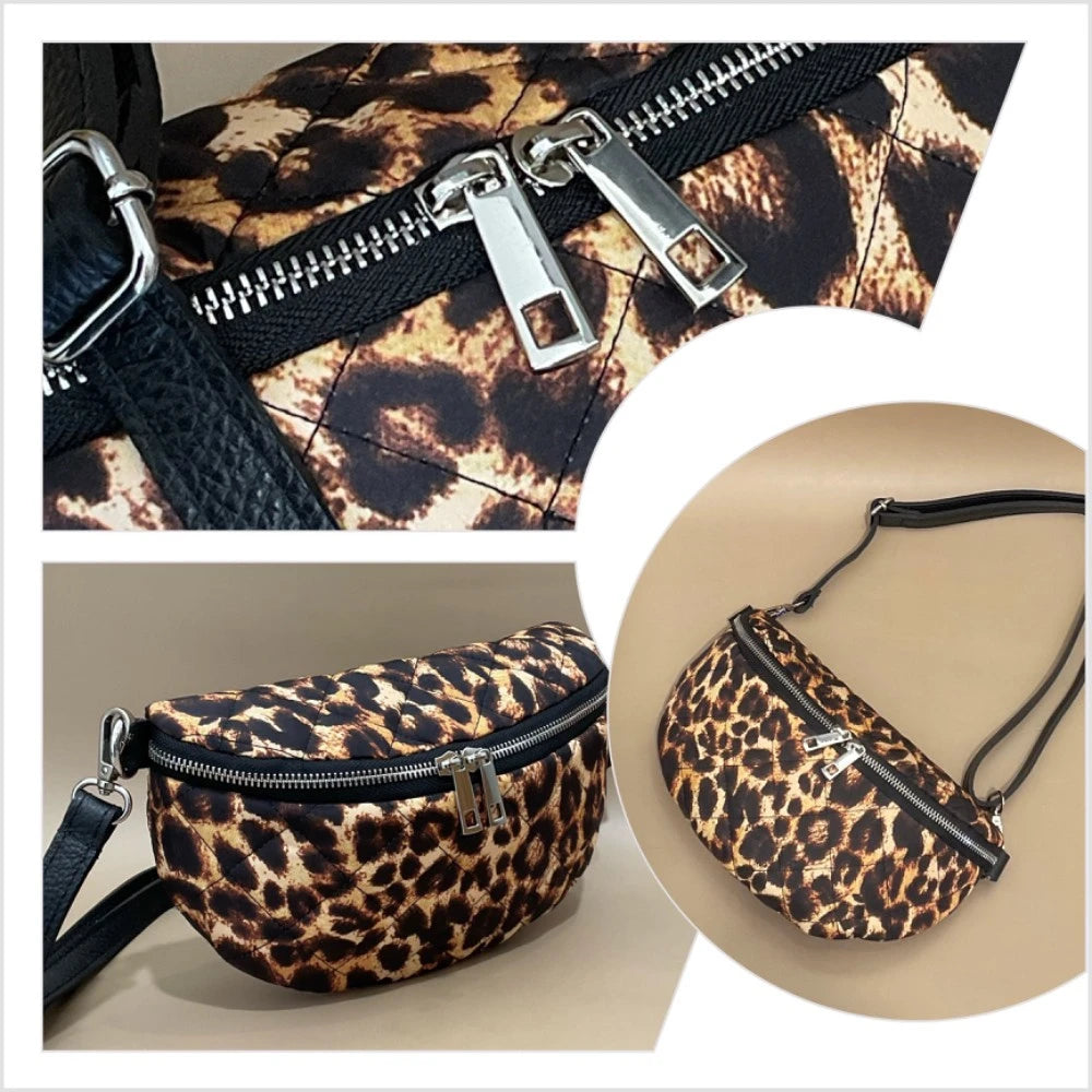 SAC BANANE GARNI CUIR, sacs, Handbags, SHANI BEAUTY COLLECTION